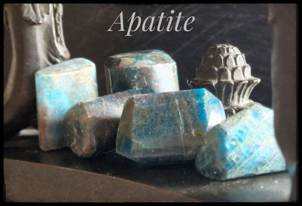 Apatite en pierre roulée