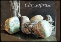 Chrysoprase en pierre roulée