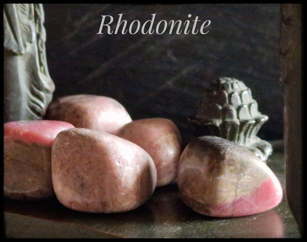 Rhodonite en pierre roulée